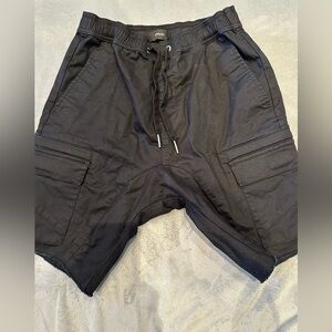 ZANEROBE Boys Size 30 Black Dress Shorts Drawstring